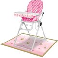 Creative Converting One Little Star Girl High Chair Kit, 26"x3.5", 6PK 322256